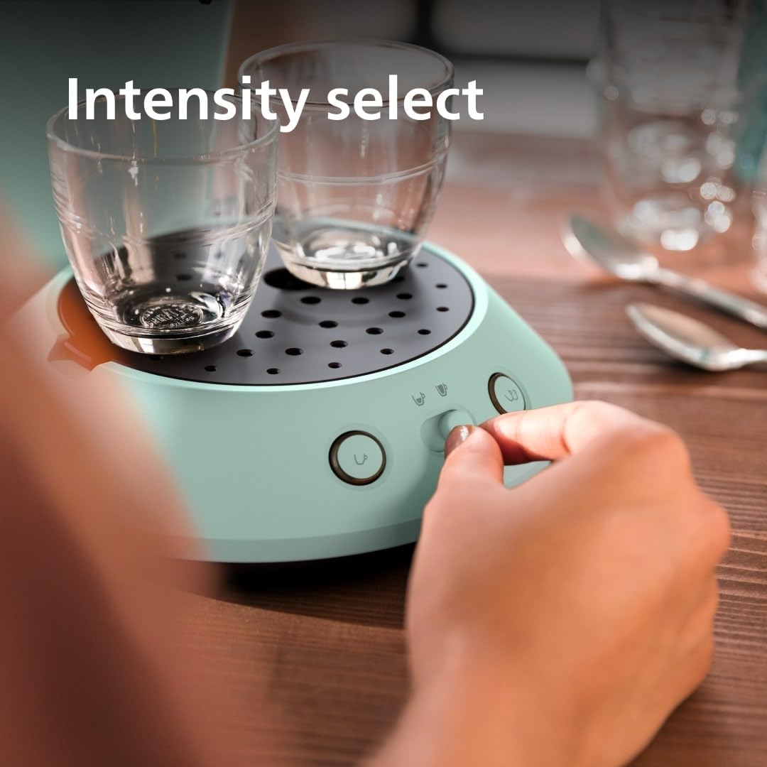 Senseo Original Plus Pod Coffee Machine, Coffee Strength Selection, Coffee Boost Technology, Recycled Plastic, Desert Green (CSA210/80)