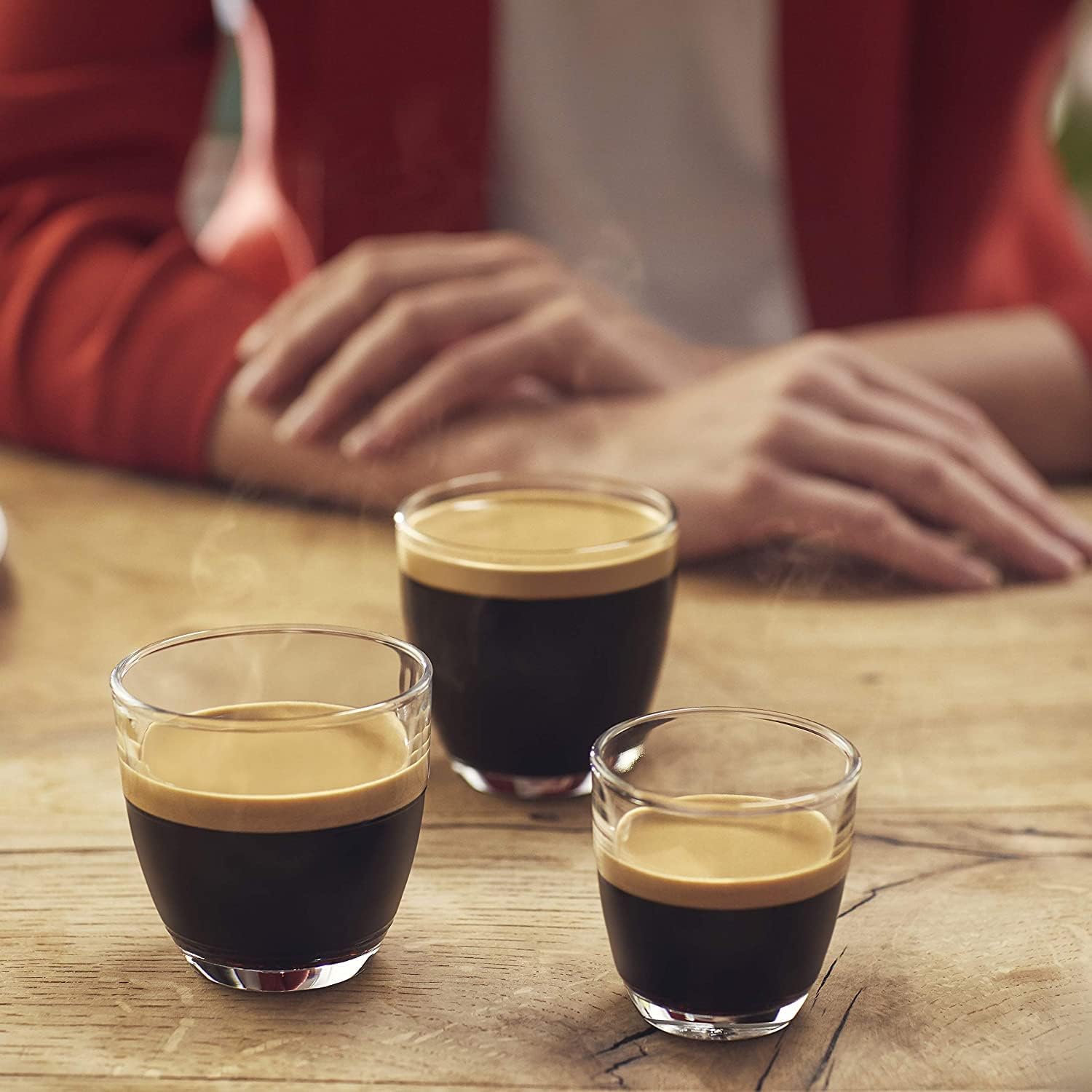 Philips Senseo Select Coffee Pod Maker - 3 Coffee Variations (Mild, Strong or Powerful Espresso) - Brew 1 or 2 Cups At the same time - 0.9 Litre Water Tank - Adjustable spout - Eco - Black - CSA240/20